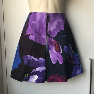 Vibrantly Colored Risto Zip Skirt